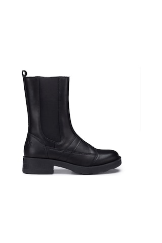 Çizme Kadın Oxw002900 Oxs Frank 0029 Mıd W Leather Black Siyah