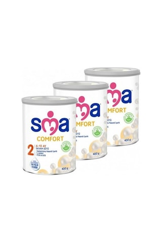 Sma 2 Bebek Devam Sütü Comfort 400 Gr X 3 Adet PKT.SMA.058