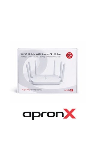 Apronx Cp109 4g 4 Port Wireless Taşınabilir Modem / Router Yüksek Hızlı İnternet