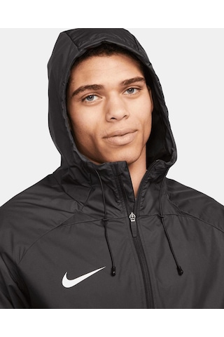 Nike Dj6301-010 Mens Full-zip Hooded Soccer Jacket-7361 Siyah