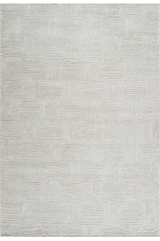 Kaşmir Halı 7/24 Buena Bella White 80x150 CM Salon Mutfak Halısı Yolluk Kilim
