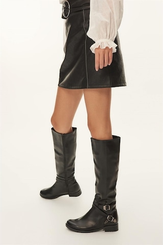 Fox Shoes Siyah Kadın Çizme E726203409