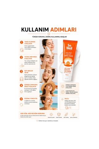 So Well Güneş Kremi Spf50+ 100 Ml