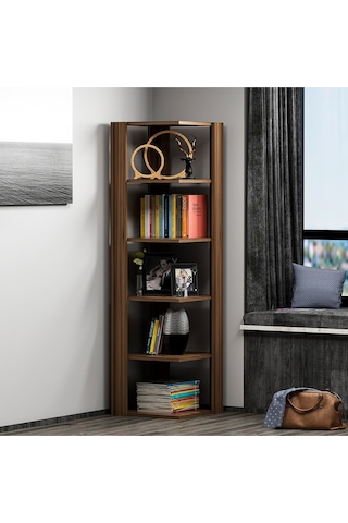 Ankle Köşe Rafı, Kitaplık - Ceviz