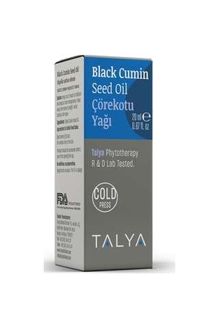Talya Saf ve Doğal Soğuk Sıkım Çörekotu Yağı 20 ML