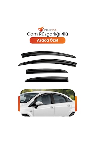 Ford Fiesta 2010-2020 Hb Kasalara Uyumlu 4lü Cam Rüzgarlığı