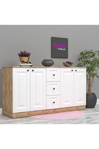 Relax Membran Kapak Konsol Mdf Beyaz