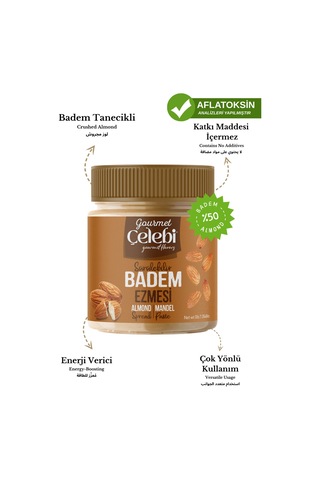 Badem Ezmesi 320 Gr - Sürülebilir Badem Ezmesi
