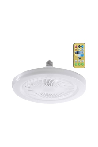 Trendooze Vantilatörü Tavan Suntek Magideal Işık E27 Beyaz Wd Beyaz Işık