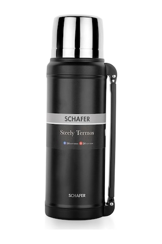 Schafer Steely Termos 2 L-siyah Siyah