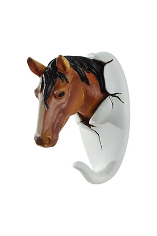 Suntek Alet Tutucu Havlu Askısı Havlu Çantası Bornoz Kancası At 6 x 7.5 x 11 CM Çok Renkli