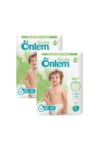 Önlem Botanika 6 Extra Large 15+ Kg 62 Adet X 2 Adet 2'li