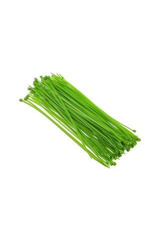 Tek-iş Yeşil Plastik Kablo Bağı Seti 100mm X 2.5mm 100 Adet Dayanıklı Cırt Kelepçe Kablo Düzenleyici Ve Sabitleyici