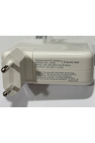 Apple Uyumlu MacBook T Uçlu 20 Volt 4.25 Amper Magsafe2 Adaptör 85 Watt Magsafe2 Adaptör