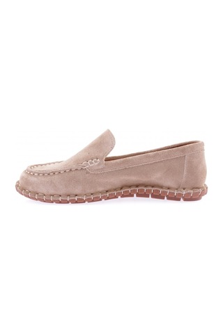 Dgn 603-23y Kadin Dikiş Detayli Loafer Ayakkabi 603-2109-R0186 Bej