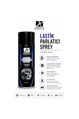 Aerotech Lastik Parlatıcı Sprey 500 Ml