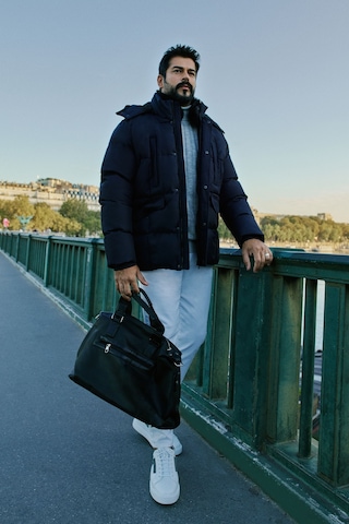Altınyıldız Classıcs Lımıted Edıtıon Erkek Lacı Standart Fit Normal Kesim Çıkma Kapüşonlu Kapitone Desenli Kaban Laci