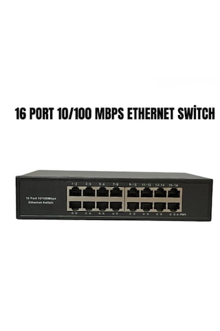 Arna 16 Port Network Ethernet Swıtch 10/100 Mbps