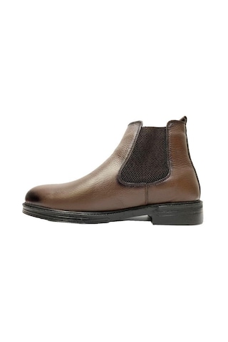 Torres Moon 9801 Hakiki Deri Fashion Erkek Bot Kahverengi