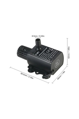 Dc12v Güneşçi Mikro Fırçasız Soğuk Su Dolaşım Çeşmesi Su Pompası, Boyut:qr50c