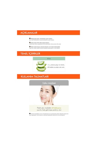 Missha Nemlendirici Aloe Vera Uyku Maskesi 10ml Pure Source Pocket Pack Aloe