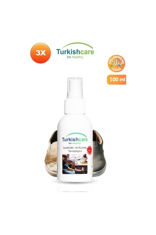 Ayakkabı Ve Kumaş Temizleme Spreyi 100 Ml. Üçlü Set Renksiz