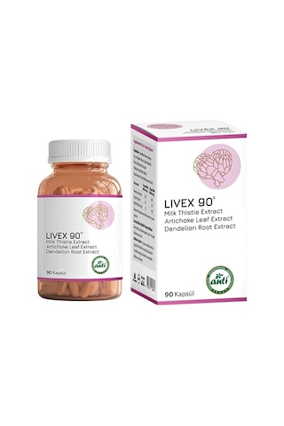 Livex 90 Enginar-Deve Dikeni-Karahindiba 90 Kapsül x 2 Adet