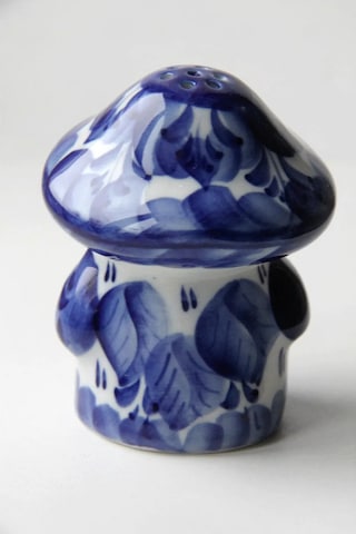 Terehoff Porselen Mantar Gzhel Tuzluk 322197423 Mavi