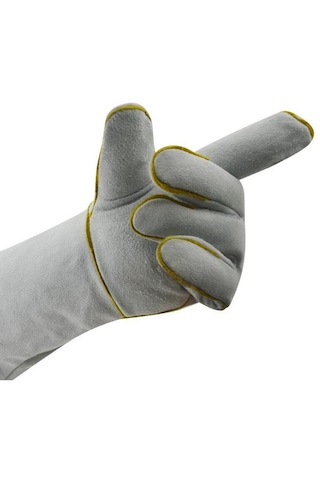 Homyl 1pairs Uzun Kaynak Koruyucu Eldivenler Eller Kaynakçı