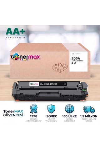 Hp 205a Cf530a Siyah Uyumlu Toner Aa Plus / Color Laserjet Pro M154 / M180 / M181
