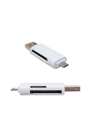 Powermaster Usb To Mıcro Usb Kart Okuyucu Otg Çevirici