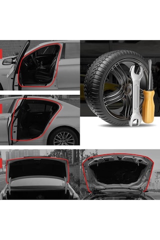 Oto Kapı Bagaj Ve Kaputlar İçin Ses Isı Ve Toz Yalıtım Fitili 5 M