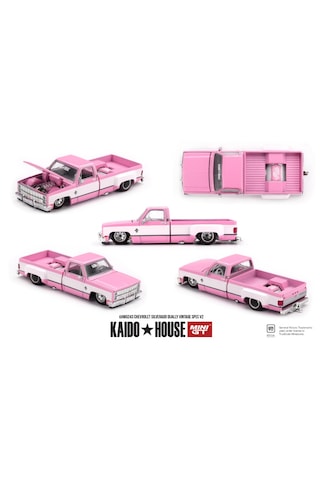 Kaido House Mini Gt Chevrolet Silverado Dually Vintage Spec V2 Pink 243 1/64 2026