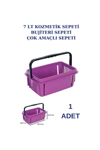 1 adet 7 Litre Kozmetik Sepeti Bijuteri Sepeti Kırtasiye Sepeti