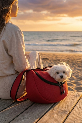 Kedi Ve Köpekler İçin Kucakta Taşıma Çantası