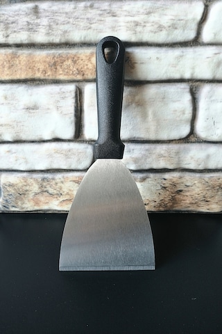 Bakalit Saplı Çelik Spatula-hamur Kesici-kazıyıcı-çevirici-24 Cm-küçük Boy