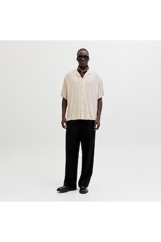 Jack&jones Jeff Resort Solid Erkek Bej Gömlek