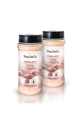 Thelifeco Pembe Himalaya Kristal Tuzu 2 x 500 G