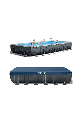 İntex 26378 975 x 488 x 132 CM Ultra Xtr Prefabrik Aile Havuzu Deluxe Set