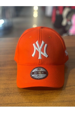 Hamze Ny Yankees Turuncu Renk Trucker Model Cap Şapka Turuncu