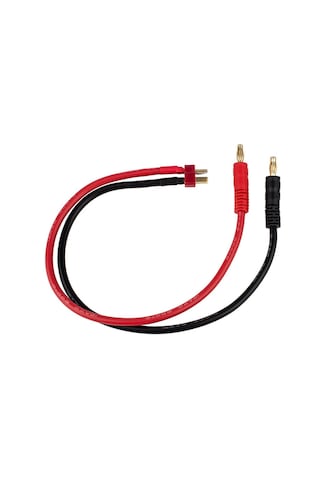 Wozlo 4 Mm Banana - Erkek T Plug Dönüştürücü Kablo - 20 Cm