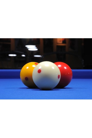 Bilardo Topu Karambol Benekli Üçbant Topu