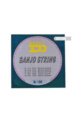 Dadi Bj100 Banjo Tel Takımı 5 Telli Nikel Kaplı Çelik Paslanm