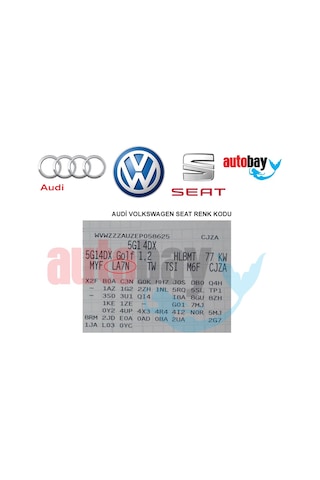 Audi Seat Volkswagen Rötüş Boyası 30Ml