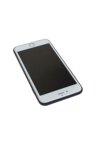 Apple Uyumlu iPhone 6s Plus/6 Plus İle Slim Silikon Deri Desenli Kılıf Lacivert