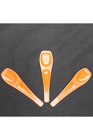 Plastik Dondurma Kaşığı Tatlı Kaşığı 750 Adet 9 CM Çok Renkli