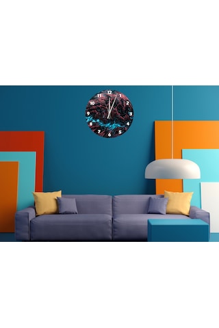 Ti-play Gizem 30x30cm Akrilik Dekoratif Modern Duvar Saati ÇOk Renkli