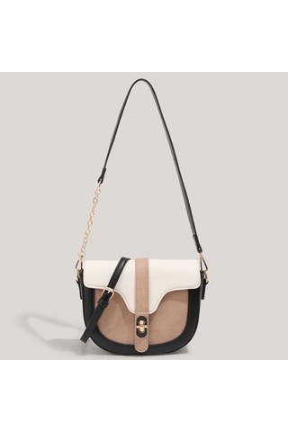 Charhp&kejnt Kontrast Renkli Çanta Çok Yönlü Çapraz Askılı Çanta Tek Omuz Koltuk Altı Eyer Çantası Diğer