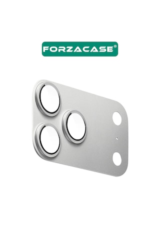 Forzacase İphone 18 Pro Max İle Uyumlu Tam Kaplayan Çerçeveli Kamera Lens Koruyucu - Fc1265 Siyah