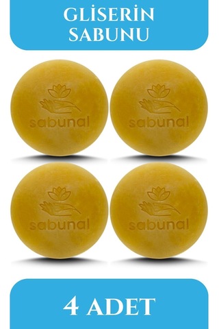 Sabunal Gliserin Sabunu 4 Adet - Yoğun Nem Destekli Sabun